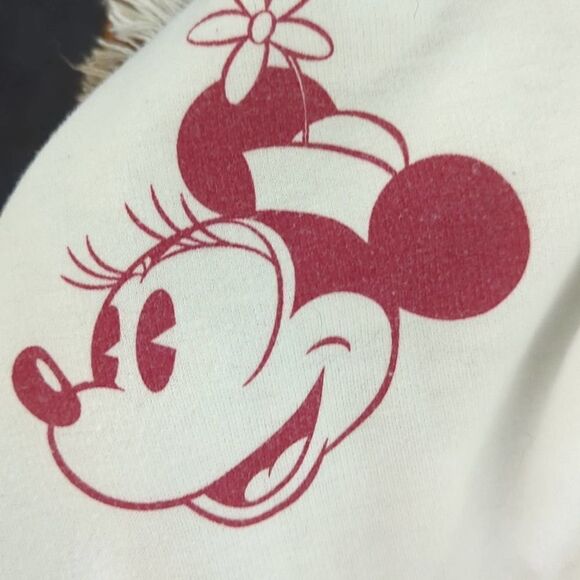 Disney White Minnie Mouse Sweatpants - Picture 2 of 8